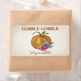 Vintag Orange Pumpkin Erntedank Gift
