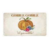 Vintag Orange Pumpkin Erntedank Gift (Vorne)