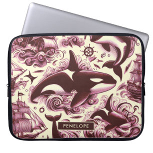 Vintag Orca Nautic Seamless Laptopschutzhülle