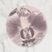 Vintag, orchid geschenkanhänger (Rückseite)