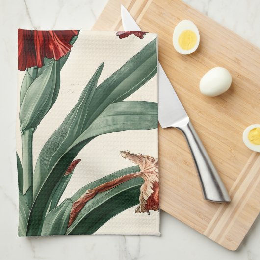 Vintag Orchid Geschirrtuch (Viertel Falte)