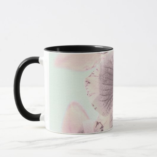 Vintag, orchid tasse (Links)