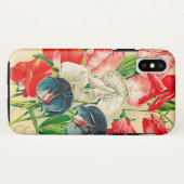 Vintag Orchideenfloral Case-Mate iPhone Hülle (Rückseite (Horizontal))