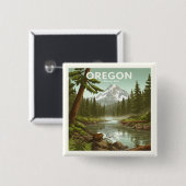 Vintag Oregon Button (Vorne & Hinten)