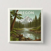 Vintag Oregon Button (Vorderseite)