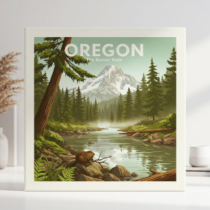 Vintag Oregon Fliese