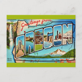 Vintag Oregon Greeting Postkarte