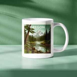 Vintag Oregon Kaffeetasse