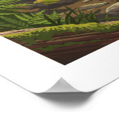 Vintag Oregon Poster (Ecke)