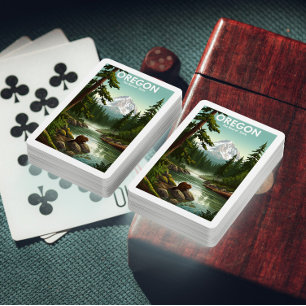 Vintag Oregon Spielkarten