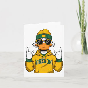 Vintag Oregon Vorname Retro Style Animals Geschenk Karte