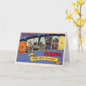 Vintag Orlando Florida Karte (Gelbe Blume)