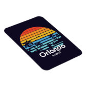 Vintag Orlando Florida Sunset Magnet (Rechte Seite)