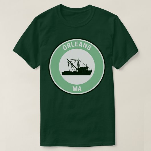 Vintag Orleans Massachusetts T-Shirt (Design vorne)