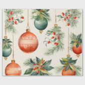 Vintag Ornamnet Geschenkpapier (Flach)