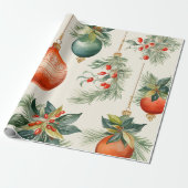 Vintag Ornamnet Geschenkpapier (Ungerollt)