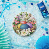 Vintag Ostereier Korbplatte Party Pappteller (Party)