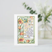 Vintag Osterfriedensymbol mit Goldgräber Feiertagspostkarte (Stehend Vorderseite)