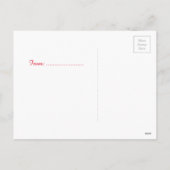 Vintag Osterhase Feiertagspostkarte (Rückseite)