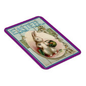 Vintag Osterhase Magnet (Rechte Seite)