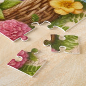 Vintag Osterhase mit Eiern Puzzle (Seite)