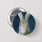 Vintag Osterhase, Niedliches Furtweinkaninchen Button (Vorne & Hinten)