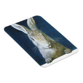 Vintag Osterhase, Niedliches Furtweinkaninchen Magnet (Rechte Seite)