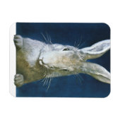 Vintag Osterhase, Niedliches Furtweinkaninchen Magnet (Horizontal)