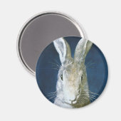Vintag Osterhase, Niedliches Furtweinkaninchen Magnet (Vorderseite/Rückseite)