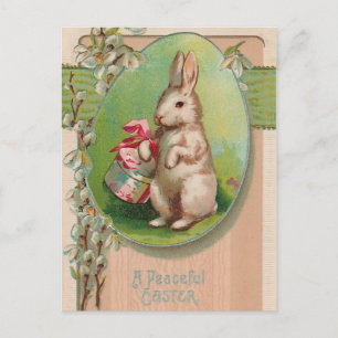 Vintag Osterhase Postkarte