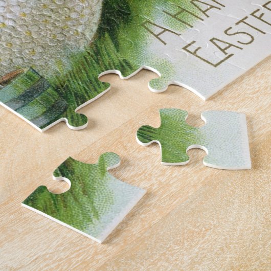Vintag Osterhase und Ostereiergarten Puzzle (Seite)