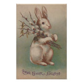 Vintag Osterhasen Fotodruck (Vorne)