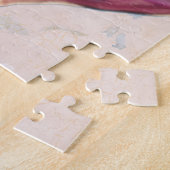 Vintag Osterhasen mit Viktorianischer Blüte Puzzle (Seite)