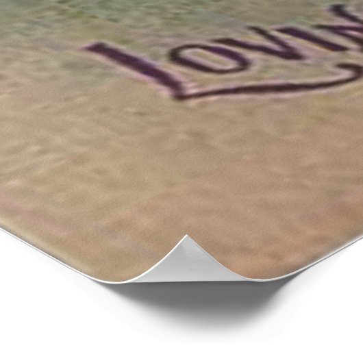 Vintag Osterhasen Poster (Ecke)