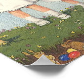 Vintag Osterkunstposter Poster (Ecke)