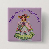 Vintag Ostermatte Button (Vorderseite)