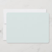 Vintag Ostern Brunch Ei Hunt Blauer Einladung (Rückseite)