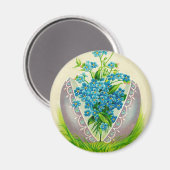 Vintag Ostern Ei Beste Ostern wünscht Gruß Magnet (Vorderseite/Rückseite)
