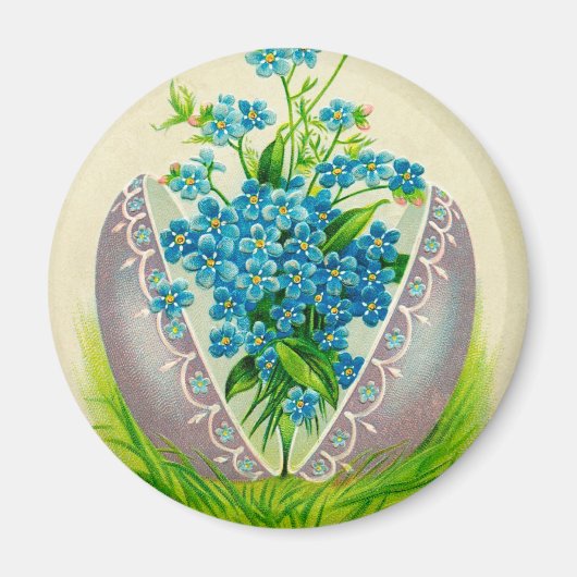 Vintag Ostern Ei Beste Ostern wünscht Gruß Magnet (Vorne)