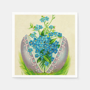 Vintag Ostern Ei Beste Ostern wünscht Gruß Serviette