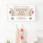 Vintag Ostern Eizelljagd Banner (Insitu)