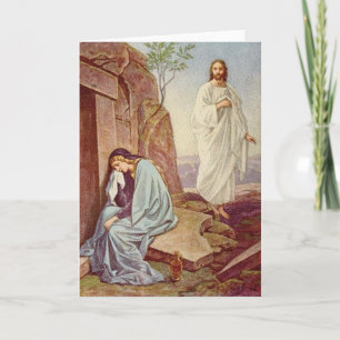 Vintag: Ostern - Feiertagskarte