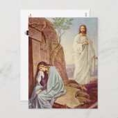 Vintag: Ostern - Feiertagspostkarte (Vorne/Hinten)