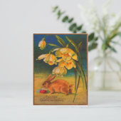 Vintag Ostern Feiertagspostkarte (Stehend Vorderseite)