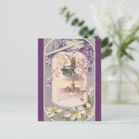 Vintag Ostern Feiertagspostkarte (Stehend Vorderseite)