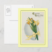 Vintag Ostern Feiertagspostkarte (Vorne/Hinten)
