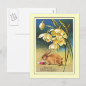 Vintag Ostern Feiertagspostkarte (Vorne/Hinten)