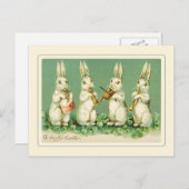 Vintag Ostern Feiertagspostkarte (Vorne/Hinten)