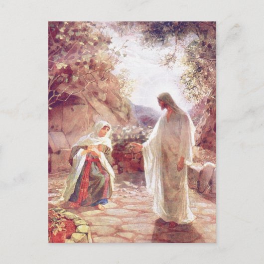 Vintag: Ostern - Feiertagspostkarte (Vorderseite)