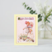 Vintag Ostern Feiertagspostkarte (Stehend Vorderseite)